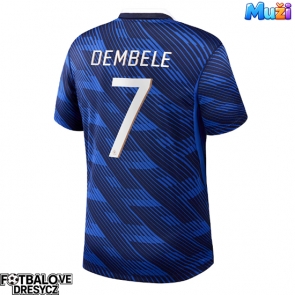 Francie Ousmane Dembele #7 Domácí Dres MS 2026 Krátký Rukáv